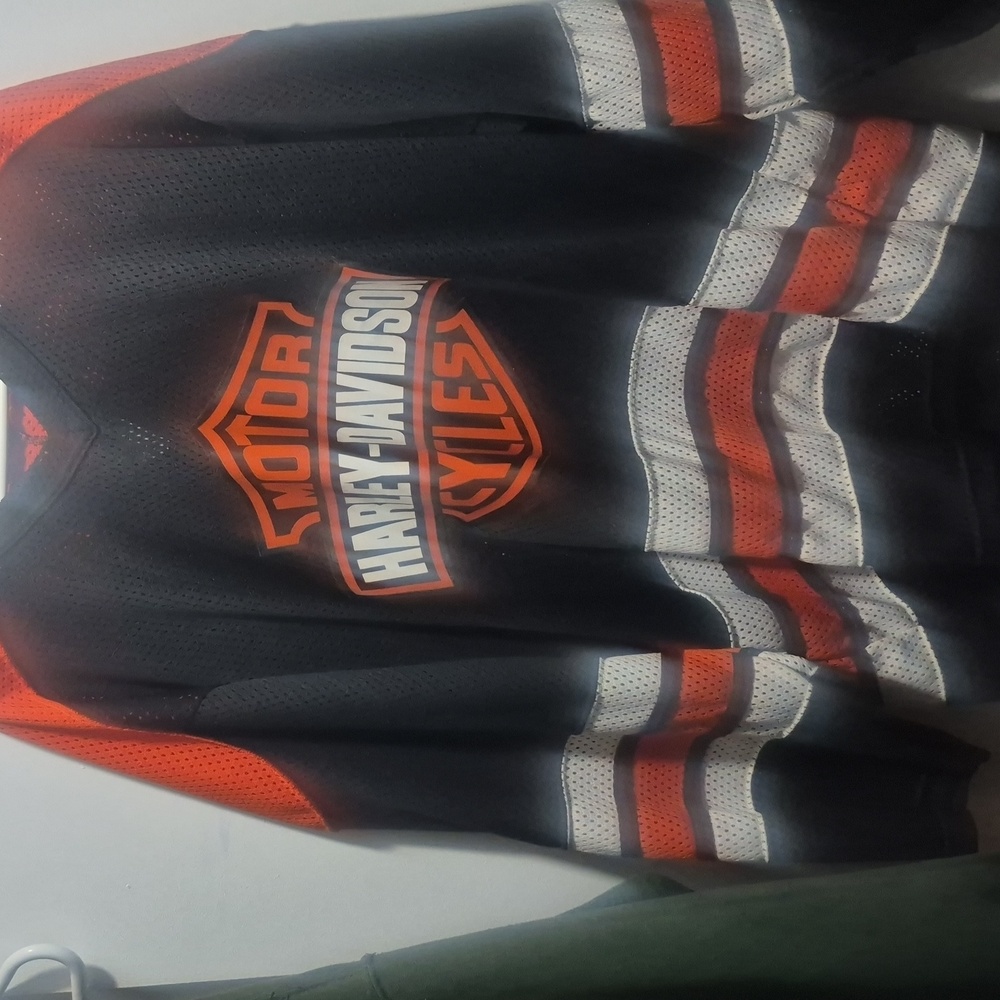 Harley-Davidson Black and Orange Riding Jersey